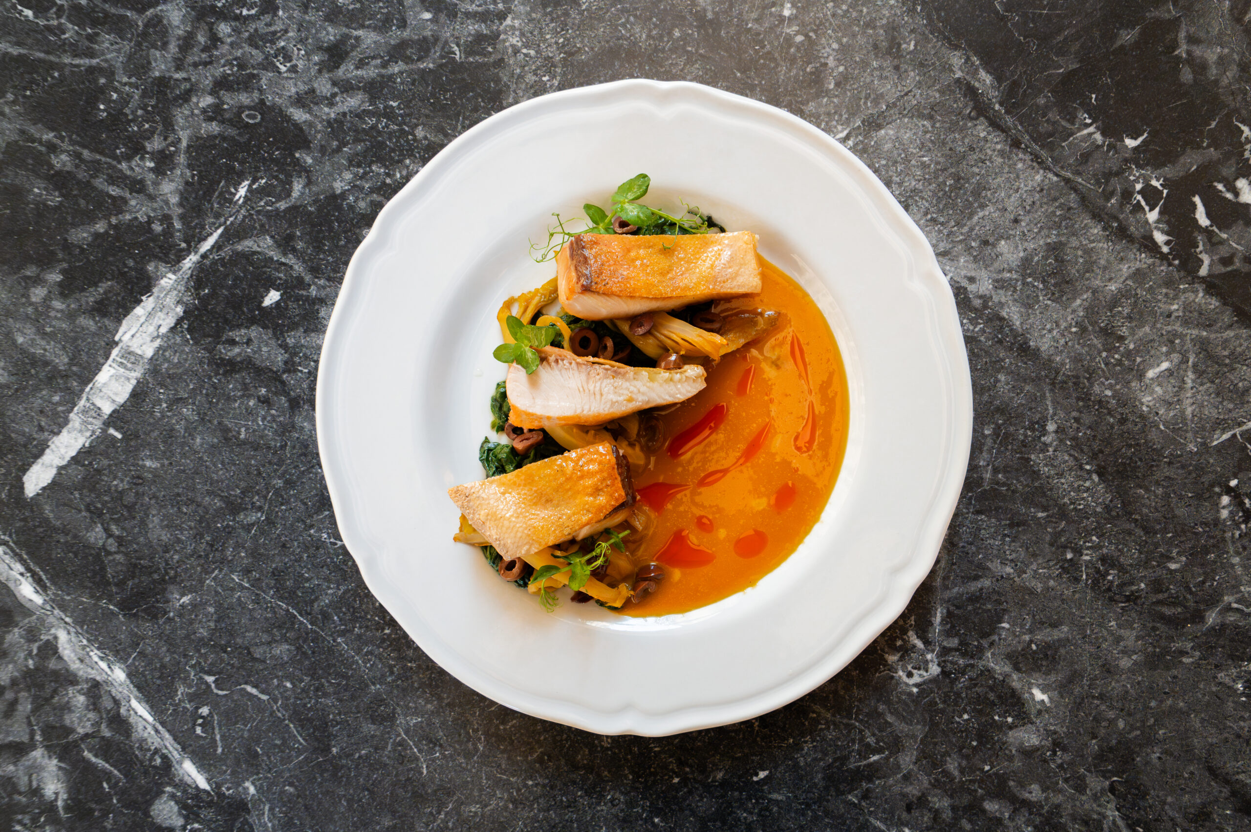Plat servi au VOC Ristorante à Genève